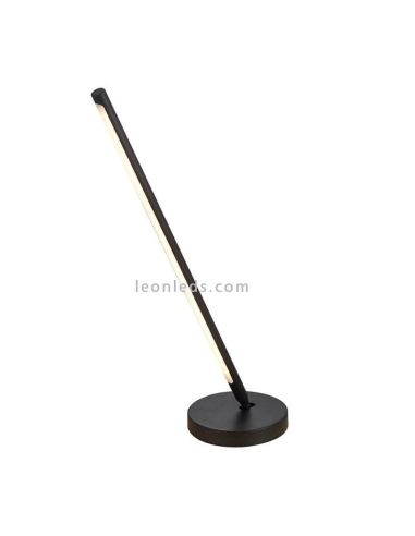 Lampe de table LED torche noire