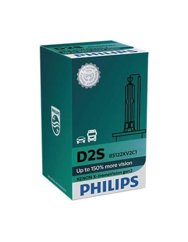 Lâmpadas Philips XtremVision Gen2 D2S 85122XV2C1