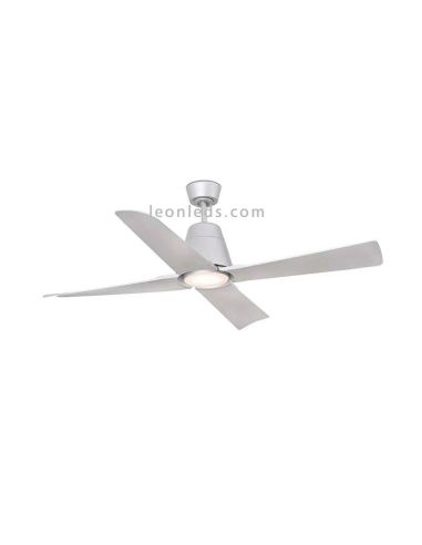 Ventilateur de plafond LED Typhoon Gris Faro Barcelona | Éclairage LeonLeds