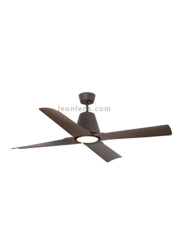 Ventilateur de plafond LED Typhoon marron 33490