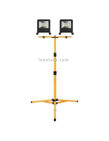 Protecteurs LED 2X50W avec trépied WorkLight Trépied 2X50W 4000K | leonleds