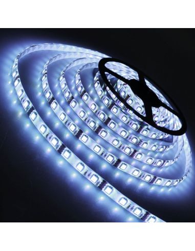 Ruban LED fin IP20 2835 blanc pour intérieur - 9,6W/m - 120 LED/m -  ®