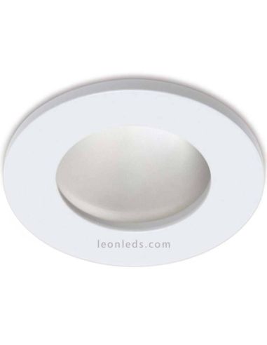 Encastré étanche rond mat Bain 12V Blanc Mat | Éclairage LeonLeds