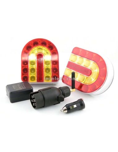Kit de luces traseras de remolque inalámbrico magnético LED con