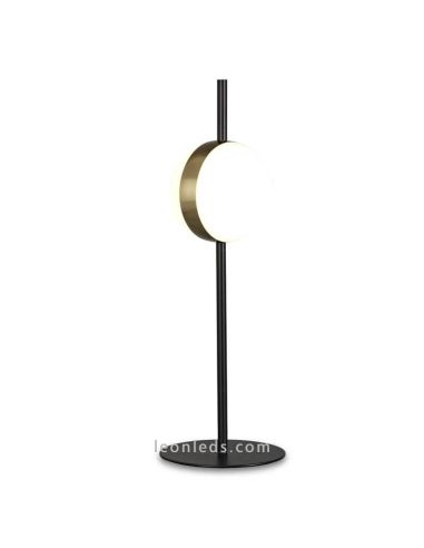 Lampe de table LED Cuba noire et dorée 7164 Mantra | Éclairage LeonLeds