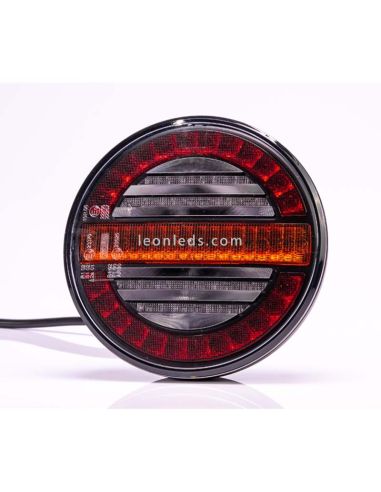 Feu LED rond avec indicateur dynamique FT-213 Fristom | Éclairage LeonLeds