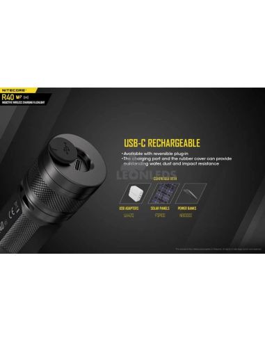 Lampe torche puissante et rechargeable par USB MH12V2 1200lm Nitecore