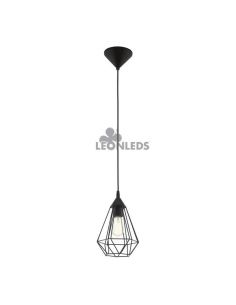 Lámpara de mesa alambre negra y blanca Carlton 2