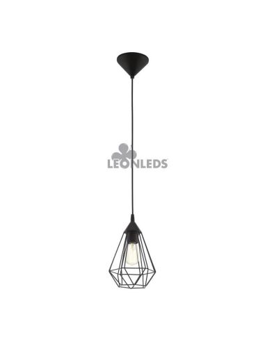 Plafonnier vintage en métal Tarbes 1XE27 | Lampe à Suspension Vintage en Métal de Eglo Lighting | Éclairage LeonLeds