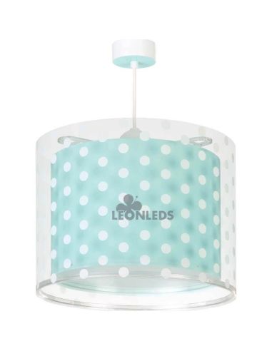 Plafonnier pour enfant Turquoise Dots 41002H | Éclairage LeonLeds