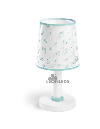 Lámpara de mesa infantil Turquesa Dream Flowers Dalber 81171H | LeónLeds Iluminación