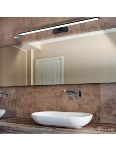 Applique murale spéciale salle de bain 60cm Long pour miroir IP44 classe II  Fluo T5 14W modèle Alex marque Cali