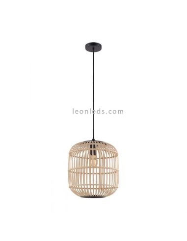 Lampe Bordesley en bois|Eglo Lighting | Éclairage LeonLeds