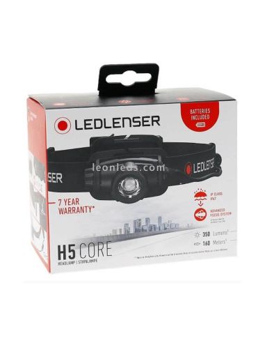 Frontal LED con zoom H5 Core de pilas 502193 Led Lenser