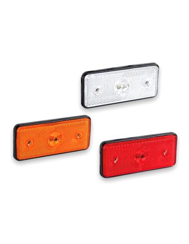 Veilleuse Jauge LED Blanc, Orange, Rouge Fristom MD013 MD-013 Rectangulaire réfléchissant | leonleds