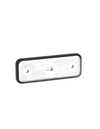 2x 4 LED Feux Gabarit Latéraux Blanc Montage Encastré 12/24V pour