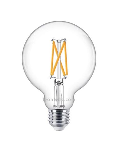 Ampoule LED E27 7W G93 à Filament Dimmable Ampoule LED Philips 77050100 | LeonLeds.com