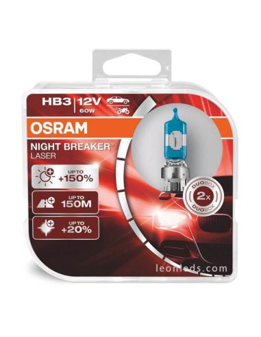 Ampoules HB3 Night Breaker Laser Next Generation +150% Osram 9005NL-HCB | leonleds