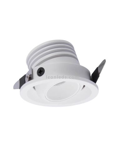 Mini Foco LED empotrable y orientable Blanco 3W 210Lm Neptuno Mantra