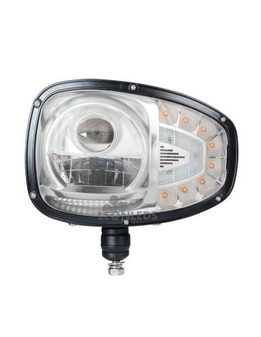 Faro delantero LED Homologado para JCB Terex Manitou Caterpillar Soporte inferior y trasero | LeonLeds