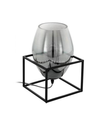 Lampe de table en verre Olival 1XE27 par Eglo | Éclairage LeonLeds