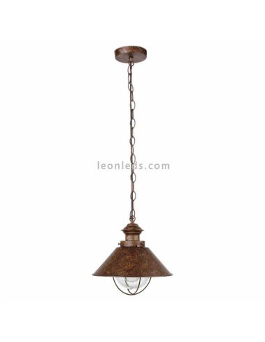 Lampe à suspension rustique d'extérieur Nautica Faro Barcelona | Éclairage LeonLeds