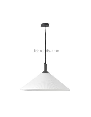 Suspension d'extérieur Saigon R55 blanc mat Faro Barcelona | Éclairage LeonLeds