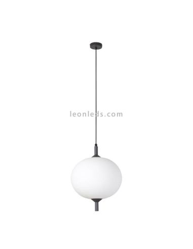 Candeeiro suspenso Saigon R45 globo branco mate Faro Barcelona | Leon Iluminação LED