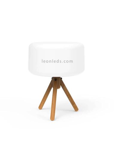 Candeeiro de mesa ao ar livre LED bateria recarregável solar Chloe New Garden | Leon Iluminação LED