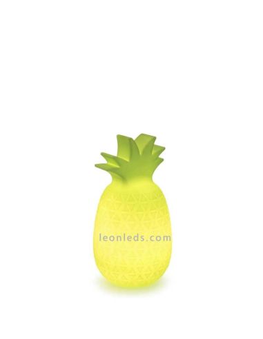 Lampe de table d'intérieur en forme d'ananas vert citron Samba New Garden | Éclairage LeonLeds