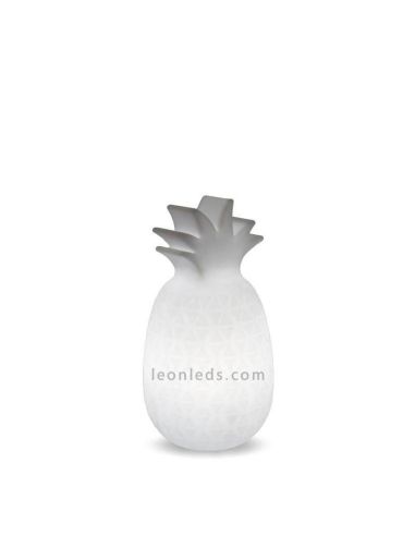 Lampe de table ananas blanc avec câble intérieur Samba New Garden | Éclairage LeonLeds