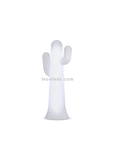 Lampadaire Pancho tube LED extérieur blanc New Garden | Éclairage LeonLeds