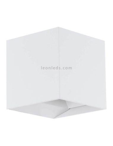 Applique murale d'extérieur LED carrée en aluminium IP54 Calpino | Éclairage LeónLeds | applique blanche