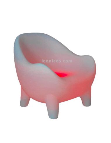 Aruba Fauteuil d'extérieur LED rechargeable multicolore New Garden | Éclairage LeonLeds