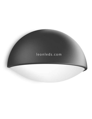 Aplique LED de pared Dust antracita exterior IP44 Philips | LeonLeds Iluminación