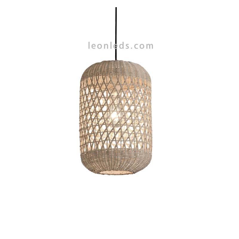 Suspension Ovale En Rotin Naturel Vivian Acb Iluminaci N Leonleds Com