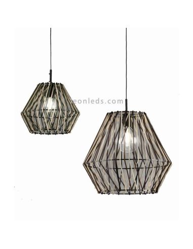 Suspension en corde artisanale Bimba 2 tailles disponibles | leonleds