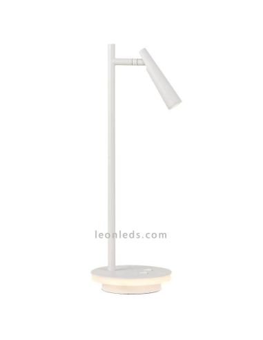 Candeeiro de mesa LED branco Panau ACB Lighting | Iluminação Leonleds