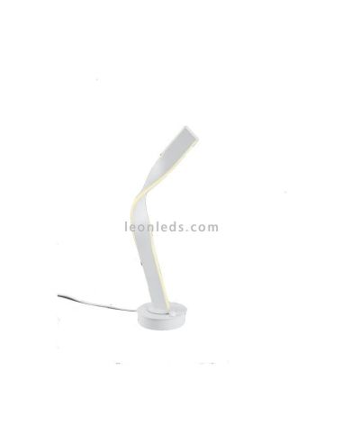 Candeeiro de mesa LED branco minimalista Cicenza