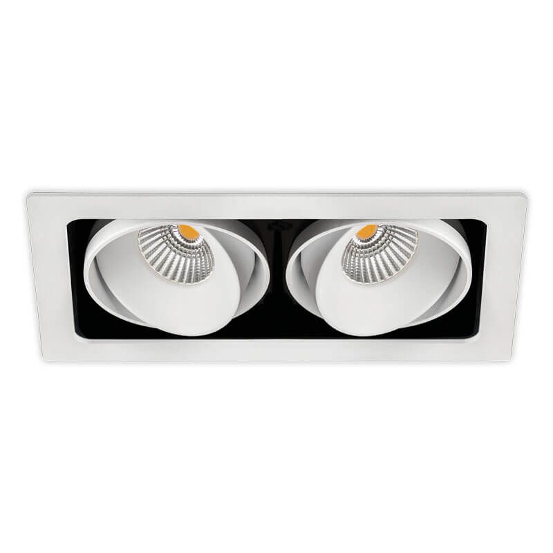 Spot LED encastrable Wellit L pour plafond 15W