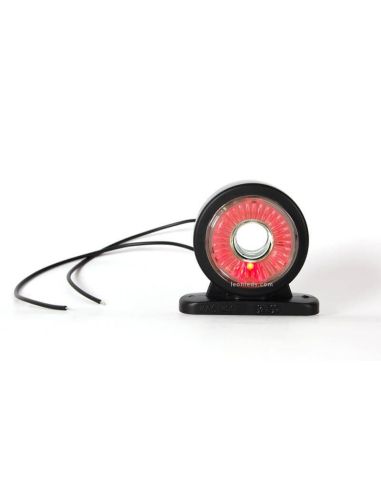 Jauge LED courte blanche et rouge W56SS Was | leonleds