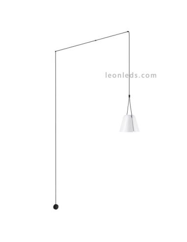 Suspension conique Attic Wall Fixture 1xE27 | Éclairage LeónLeds | applique murale blanche