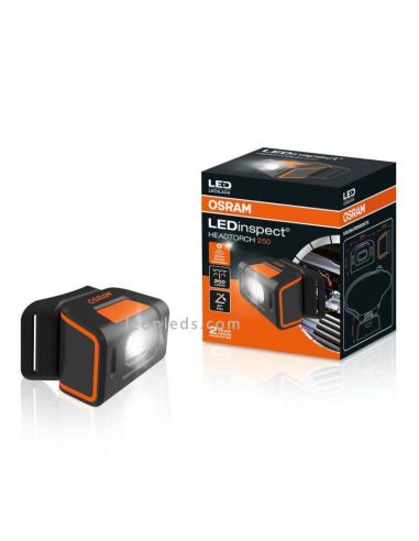 LEDinspect HEADTORCH250 Lampe frontale | Éclairage LeónLeds | lampe frontale avec boîte à lumière LED