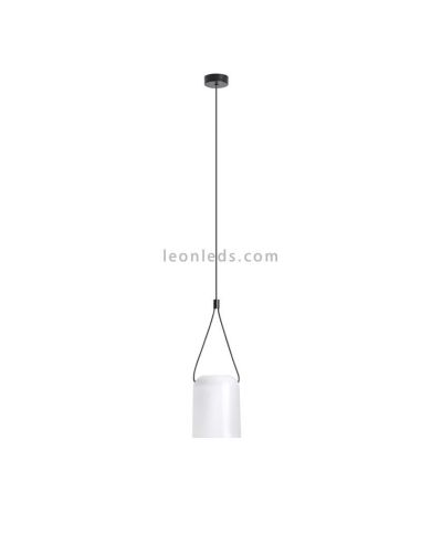 Luminária pendente cilíndrica contemporânea Attic Pendant 1xE27 | LeónIluminação Leds | cor branca