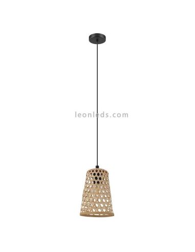 Petite suspension acier et bois Claverdon