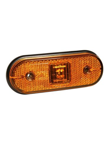 Feu LED ambre avec connecteur + clip 24V Unipoint 1 31-2004-017 Aspock | leonleds