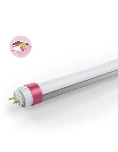 Tube LED Spécial Aliments Frais Rose Viandes Leds Usine Megalux | leonleds