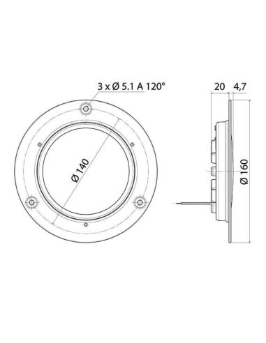 Beige2 Plafonnier Arrière Pour Voiture, Éclairage D'intérieur Pour