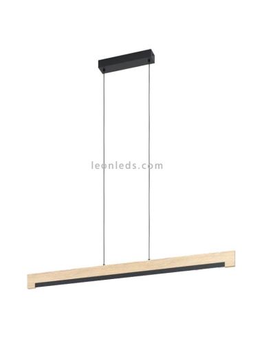 Plafonnier LED en bois dimmable Camacho