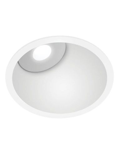 Downlight LED Lex Mini Asymétrique Blanc par Arkoslight | LeonLeds.com